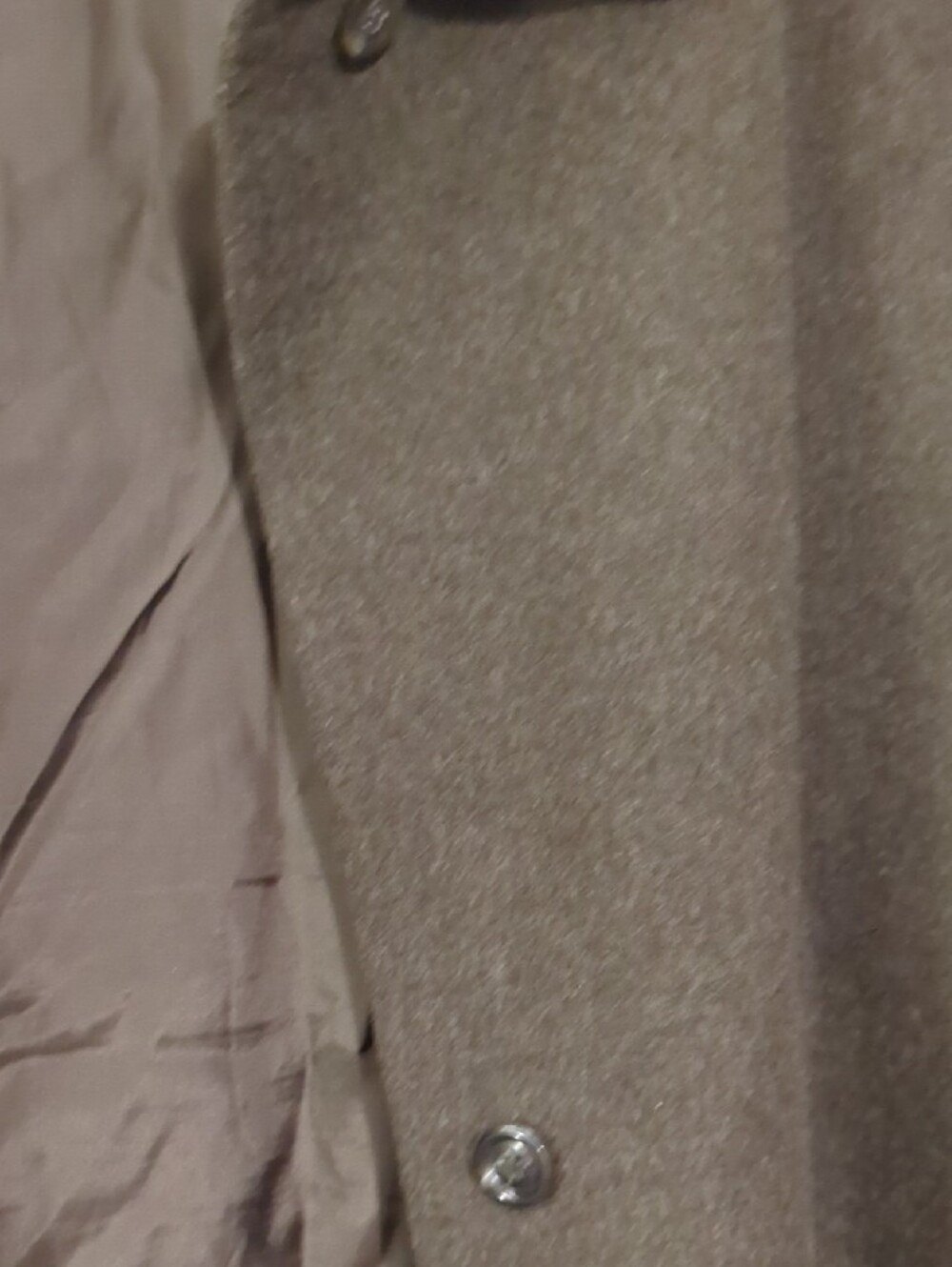 Vintage Schneiders Salzburg Austrian Loden Wool Trench Coat Sz 8/38 - Picture 13 of 16